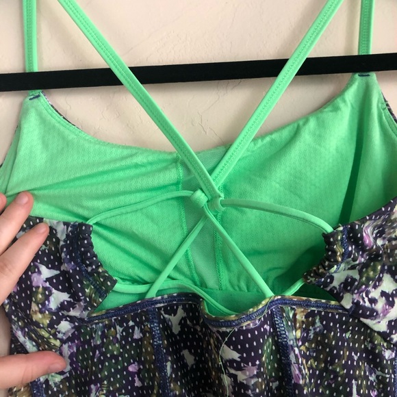 Lululemon Tropical Floral Dancing Warrior Tank Top - Picture 5 of 8